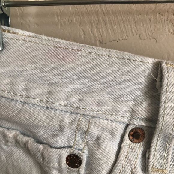 Levi’s 501s Exposed Button Fly Denim Shorts - Picture 5 of 12